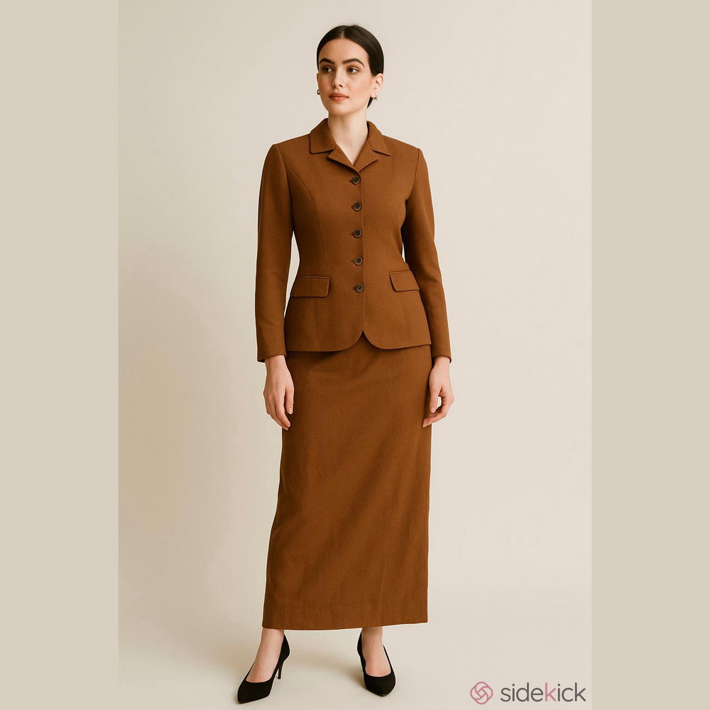 Vintage 100% Wool Jones New York Women’s Skirt Suit Size 12